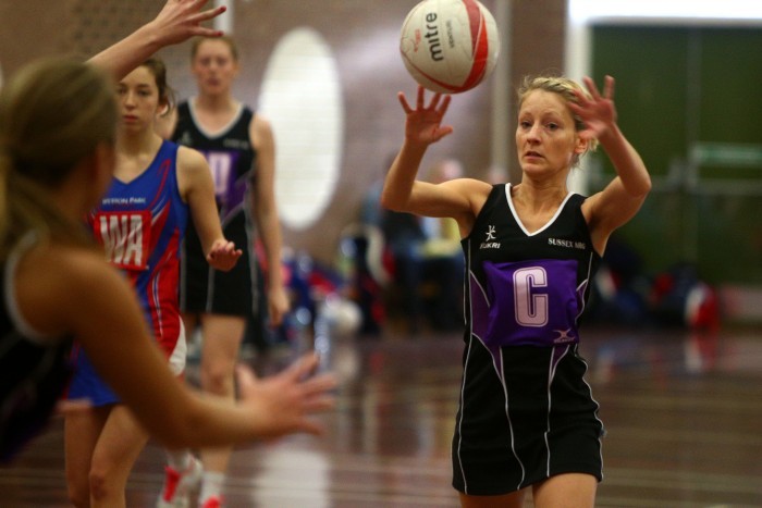 Tigers v Blades at Sussex NRG Netball Club