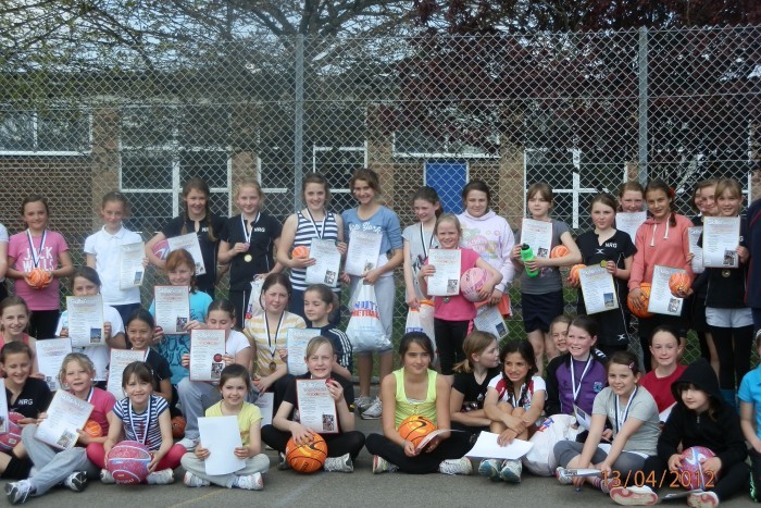 Juniors training camp at Sussex NRG Netball Club